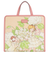 Fairy Print Tote, &pound;450, Handbags, Cream/Pink, Canvas, Front view